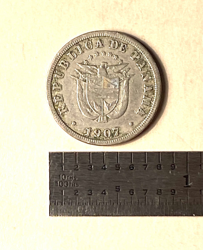1907 Republica De Panama 2 1/2 Centesimo