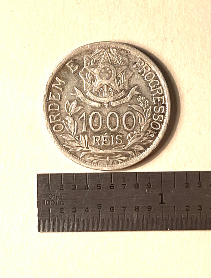 1913 Republica Dos Estados Unidos Do Brazil 1000 Reis