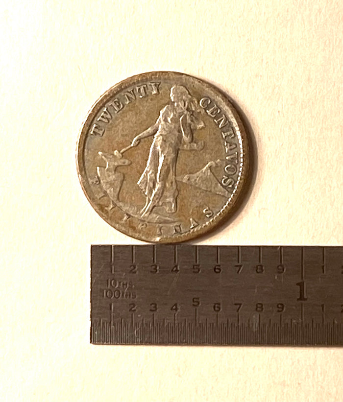 1920 Twenty Centavos  Filipinas