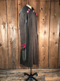 1920s House of Youth Brwn/Rd Cape Coat    S/M