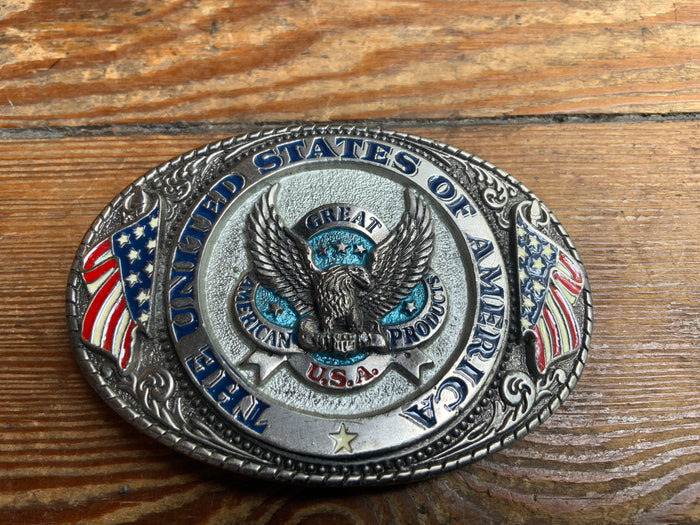 1986 THE USA Eagle Buckle