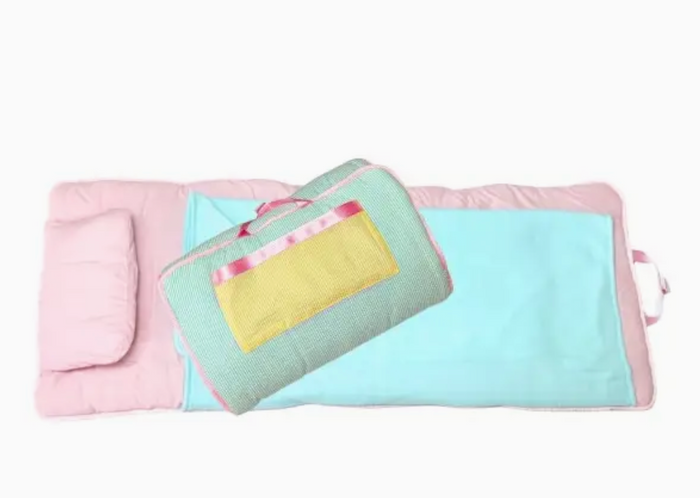 1989 Seersucker Nap Mat Roll in Mint