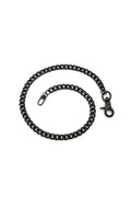 28" Single Row Black Chain