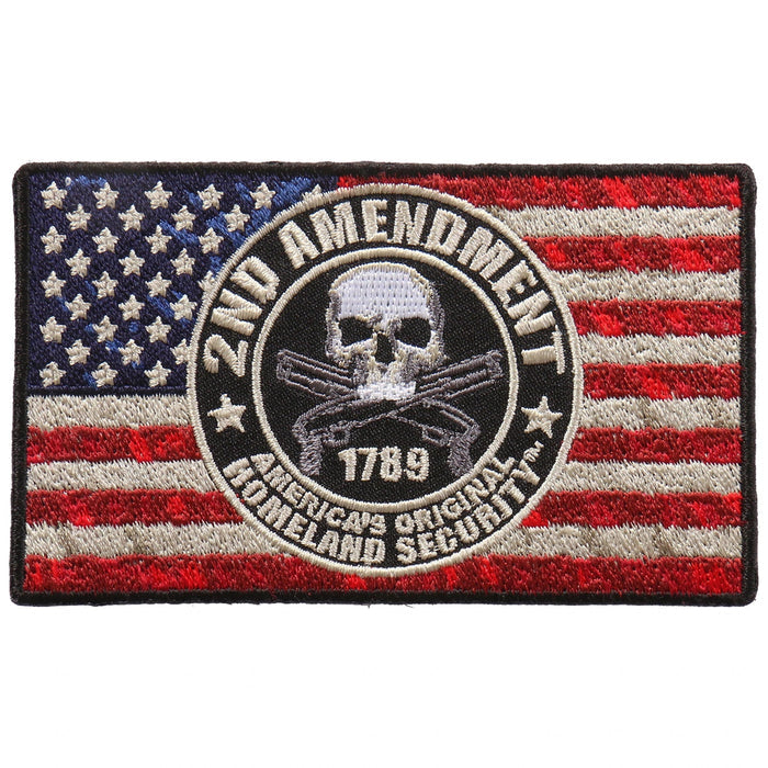 2nd Amendment Flag 4x2 Patch: Description
All patches feature a heat- sealed backing