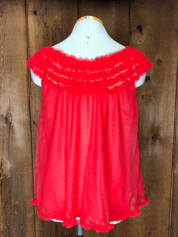60s JCP Gaymode Red Nightie Set         S