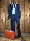 70s Haggar Denim Leisure Suit      w36x32