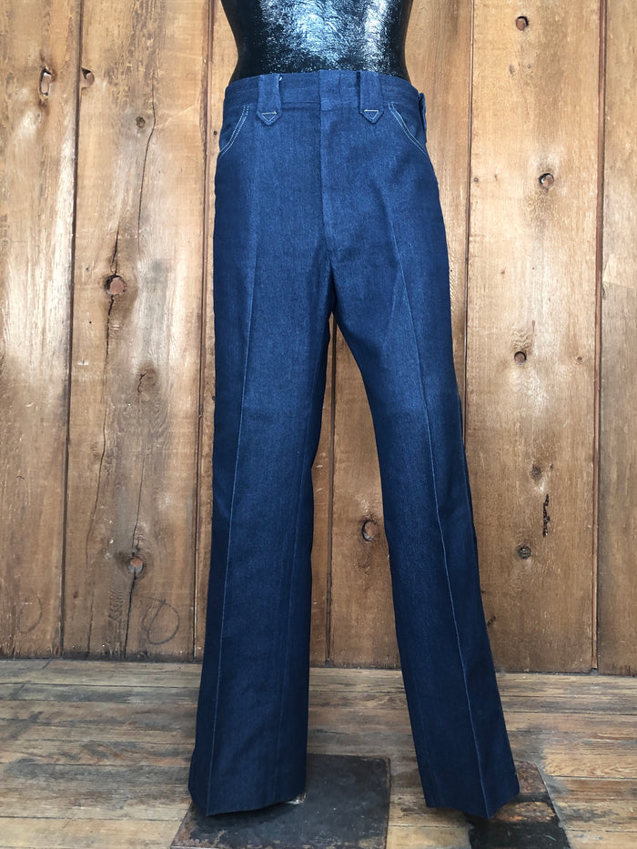 70s Haggar Denim Leisure Suit      w36x32