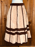 70s JCP Suede Western Skirt   W28