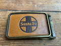 70s Sante Fe Leather & Brass Buckle