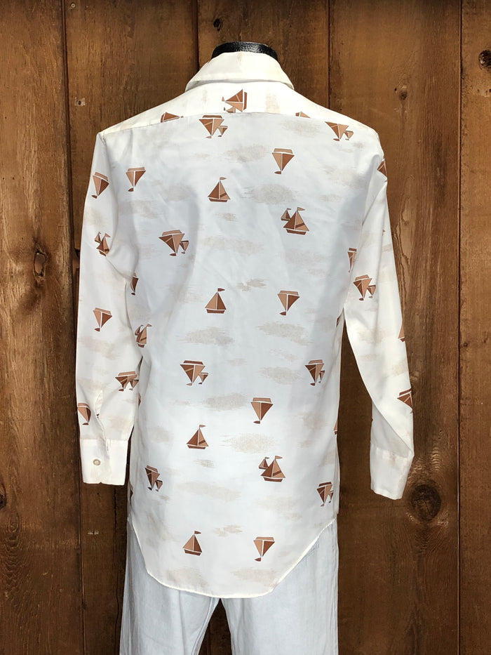70s Ultima Sailboats Shirt        L