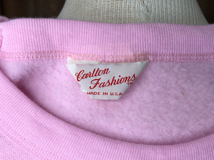 80s Pink Layer Sweatshirt         M