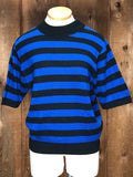 90s Pendleton Cotton Blue/Blk Top    M