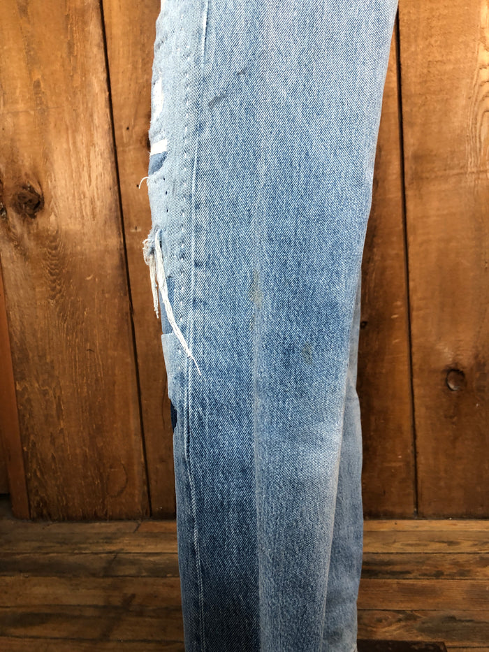 94 Levi 501 Boro Sashiko Jeans   33x30