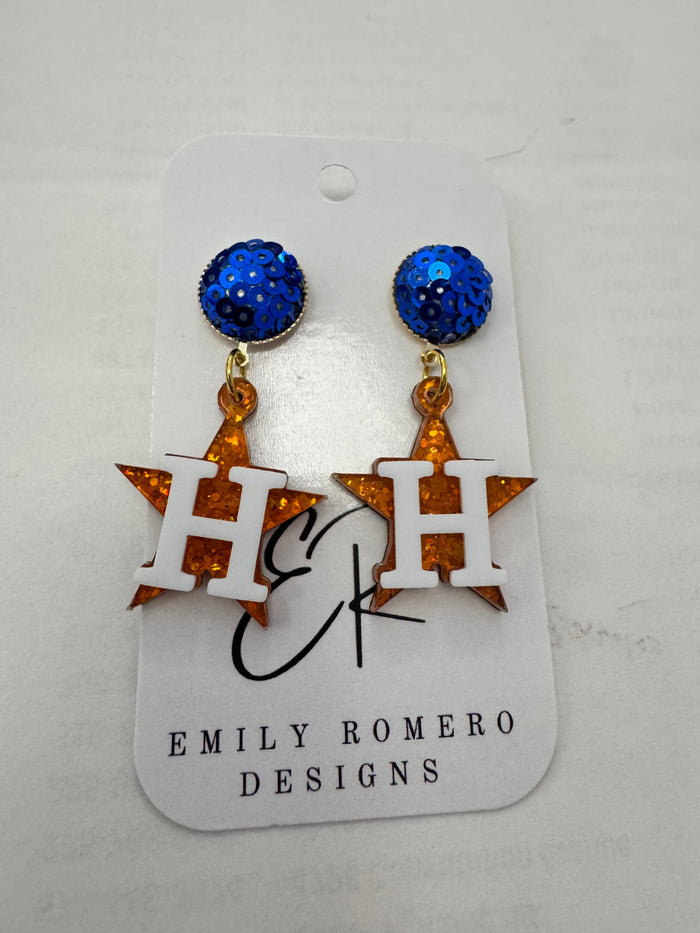 Astros Earrings