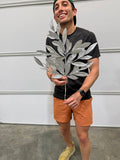 23.5" Silver Bay Leaf Spray