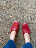 Mollini BEELS Mule in Deep Red