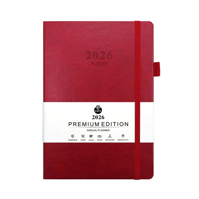 A5 2026 Planner - PU Leather (NB08)