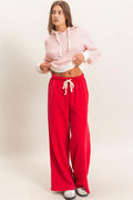 Acid Wash Drawstring Pants