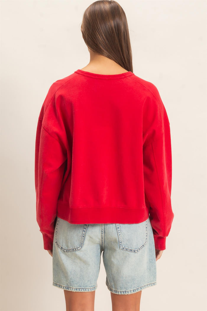 Acid Wash Sweatshirt
