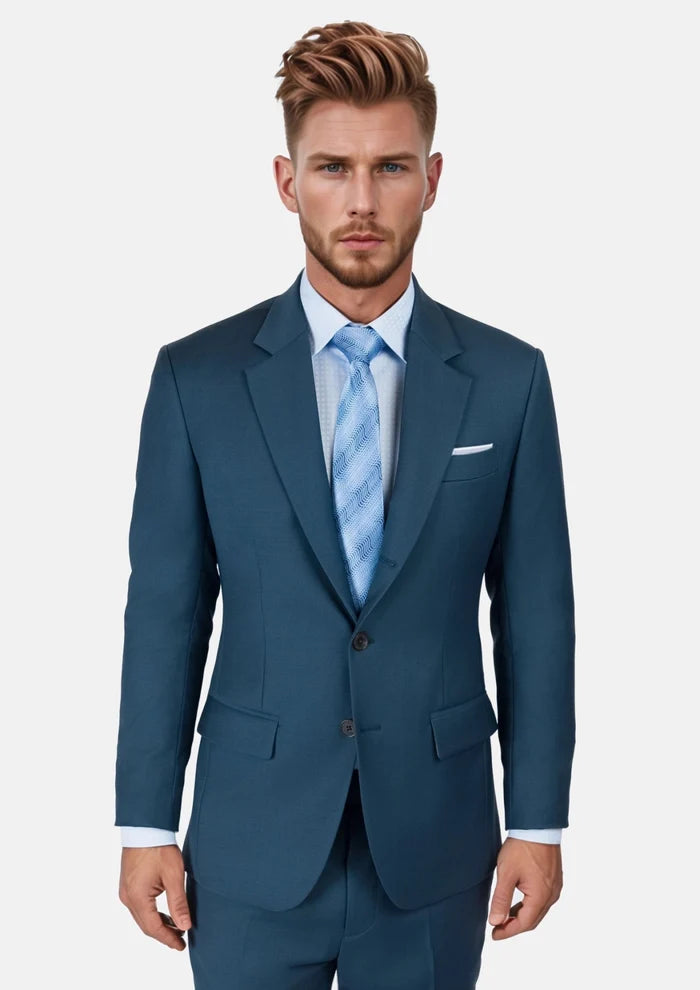 Aegean Blue Thompson Suit - SARTORO