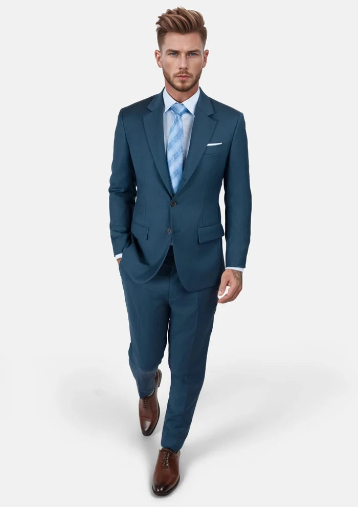 Aegean Blue Thompson Suit - SARTORO