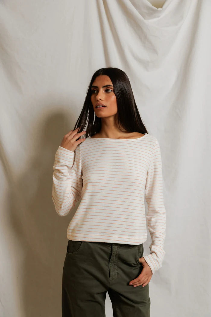 xs / clementine stripe