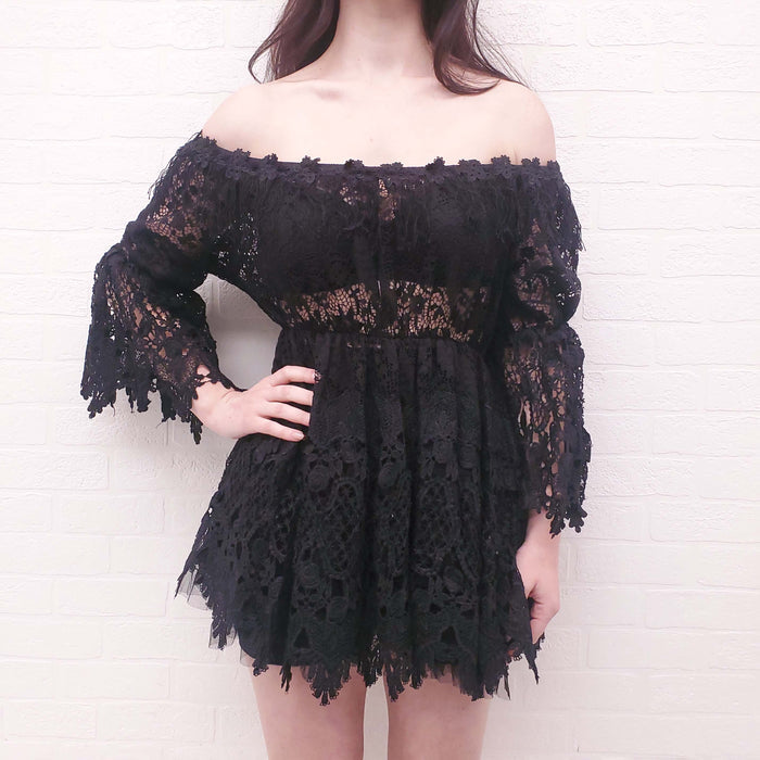 AMTICO SANTORIA BY GIACOMO CINQUE LACE COVER UP - SIZE O/S