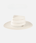 Arlo Grey Band - Straw Teardrop Fedora - BLEMISHED - GIGI PIP