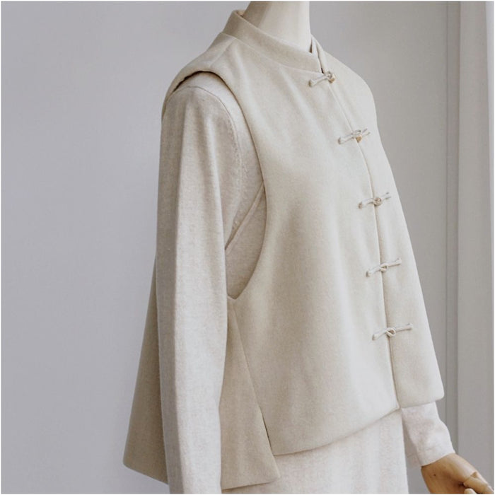 Asaya1473 - Chinese style red Tang vest