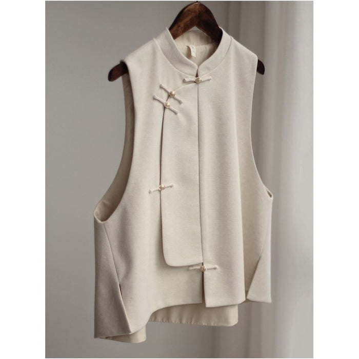 New Chinese style retro original improved vest bi entry image 0