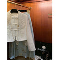 Milk apricot colored jacket cotton jacket sold out and not restocked / XS