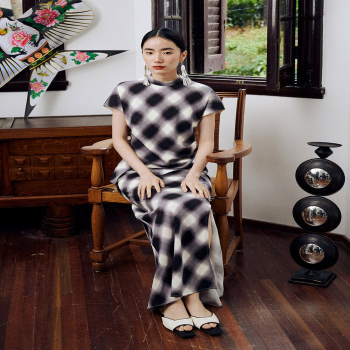 Plaid skirt / M