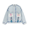 Cloud water blue top / S