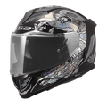 LS2 Assault III Warrior Krome full face helmet in gloss black and silver