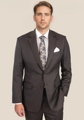 Astor Sable Brown Twill Suit - SARTORO