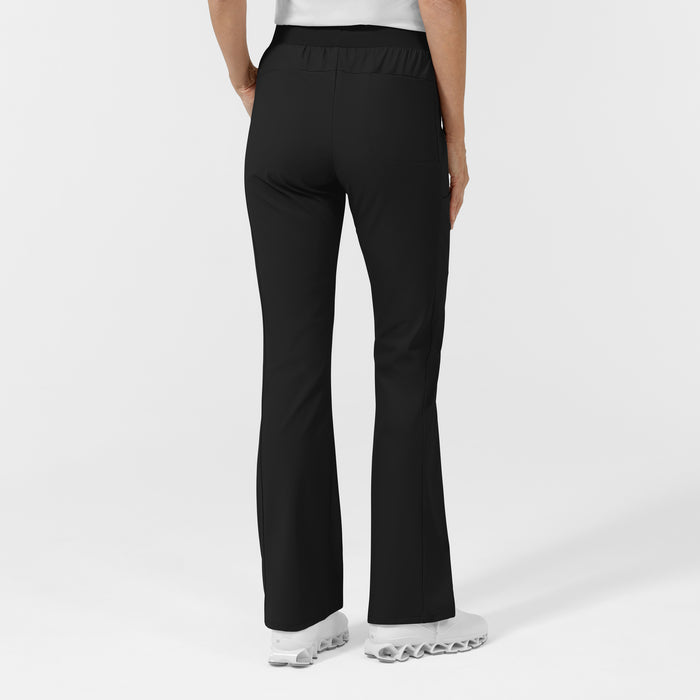 AURA Women's Grace Bootcut Scrub Pant - Black