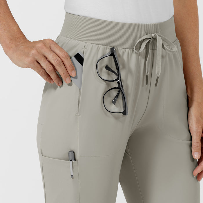 AURA Women's Grace Bootcut Scrub Pant - Cool Gray