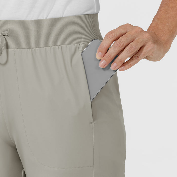 AURA Women's Grace Bootcut Scrub Pant - Cool Gray