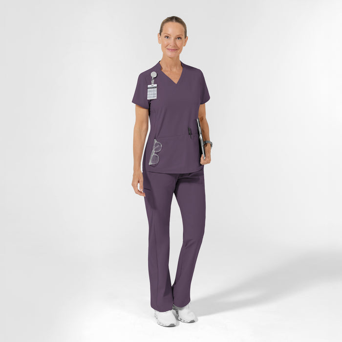 AURA Women's Grace Bootcut Scrub Pant - Dusk