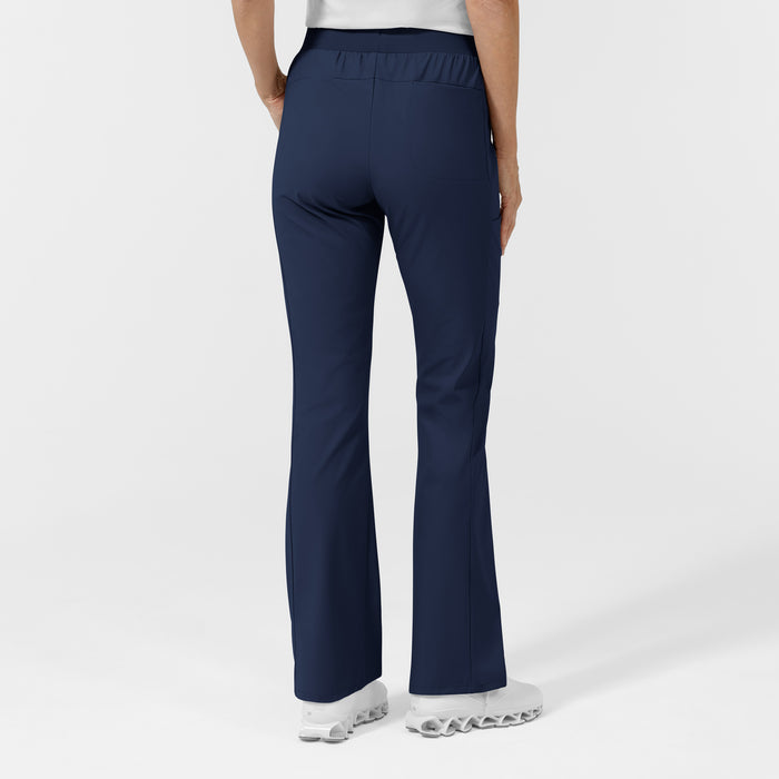 AURA Women's Grace Bootcut Scrub Pant - Navy