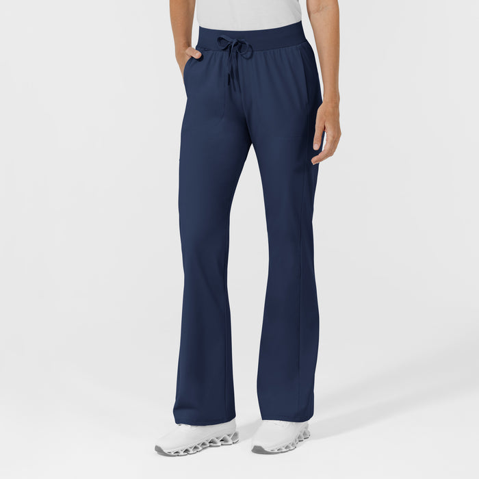 AURA Women's Grace Bootcut Scrub Pant - Navy