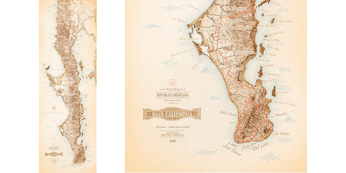 Baja! California Nautical Chart