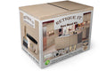 Retique It Bare Wood Kit (Med) with exterior top coat, matte finish, natural wood appearance, stain not included, Wood'n Finish Kit.