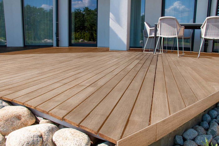 Retique It Bare Wood Kit (Med) for exterior decking with matte top coat, wood finish kit, stain not included, natural wood appearance
