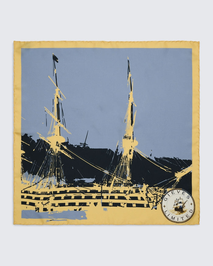 Barne Hms Victory Pocket Square
