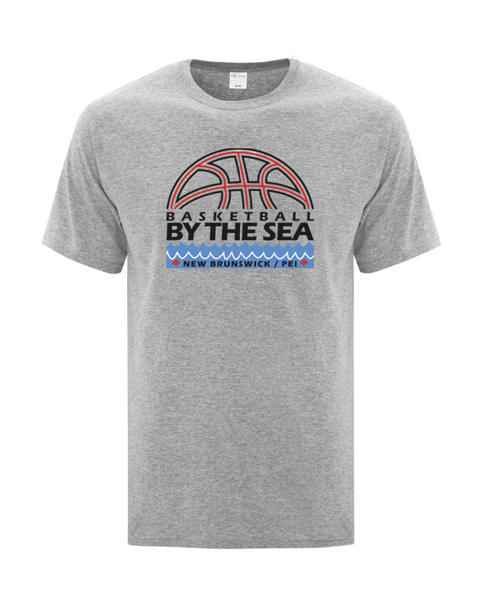 Basketball by the Sea Cotton Tee