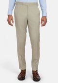 Beige Sandstone Italian Wool Pants - SARTORO