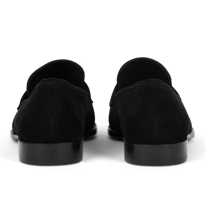 Belmont Penny Loafer // Velvet Noir Black Suede - SARTORO