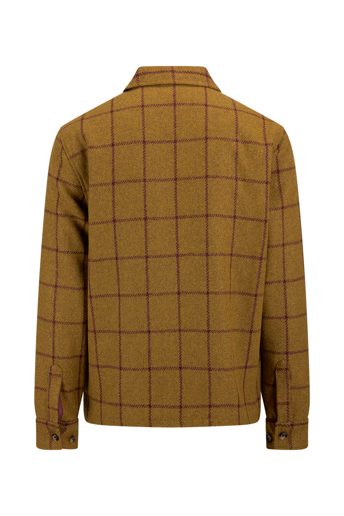 Urban Pioneers Male Benedict Padded Wool Overshirt OVERSHIRT HONEY CHECK