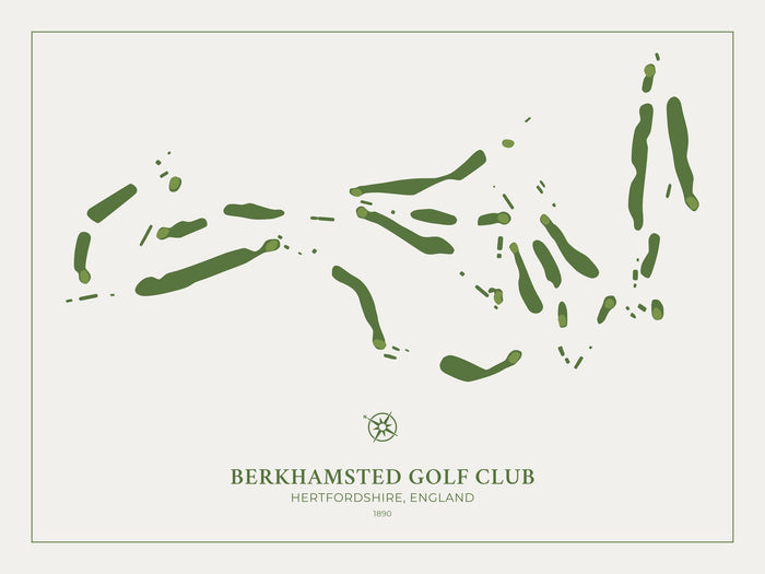 Berkhamsted Golf Club: Modern Golf Course Map